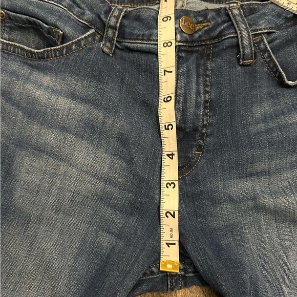 Lee Boot cut Jeans Women's Size 10 P Flared Jeans Mid Rise Cowgirl Western Boho - Picture 5 of 12